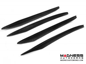 Mercedes-Benz E-Class E43 AMG Sport Front Bumper Vents Carbon Trim - Carbon Fiber Mercedes-Benz E-Class E43 AMG Sport Front Bumper Vents Carbon Trim - Carbon Fiber